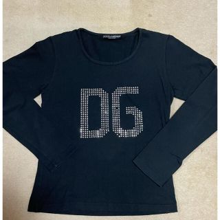 ドルチェアンドガッバーナ(DOLCE&GABBANA)のD&G/シルバースタッズロゴ長袖Tシャツ/イタリー製(Tシャツ(長袖/七分))