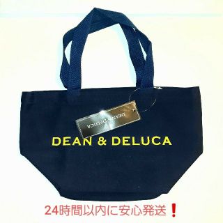 ディーンアンドデルーカ(DEAN & DELUCA)の【在庫処分価格/新品】DEAN＆DELUCA トートバッグ 紺色 イエローロゴ(トートバッグ)