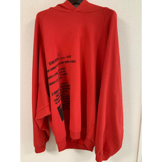 RAF SIMONS(ラフシモンズ)のRAF SIMONS ARCHIVE REDUX OVERSIZE HOODIE メンズのトップス(パーカー)の商品写真