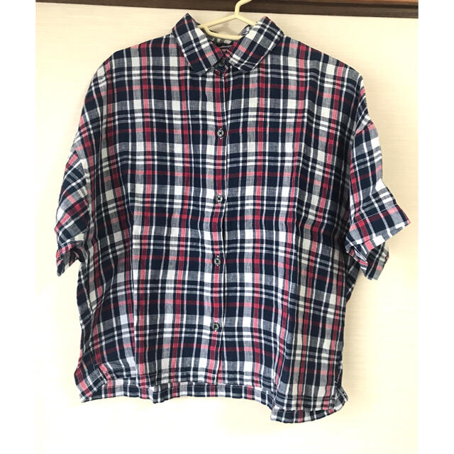 LEPSIM(レプシィム)のLEPSIM チェック　半袖シャツ レディースのトップス(シャツ/ブラウス(半袖/袖なし))の商品写真