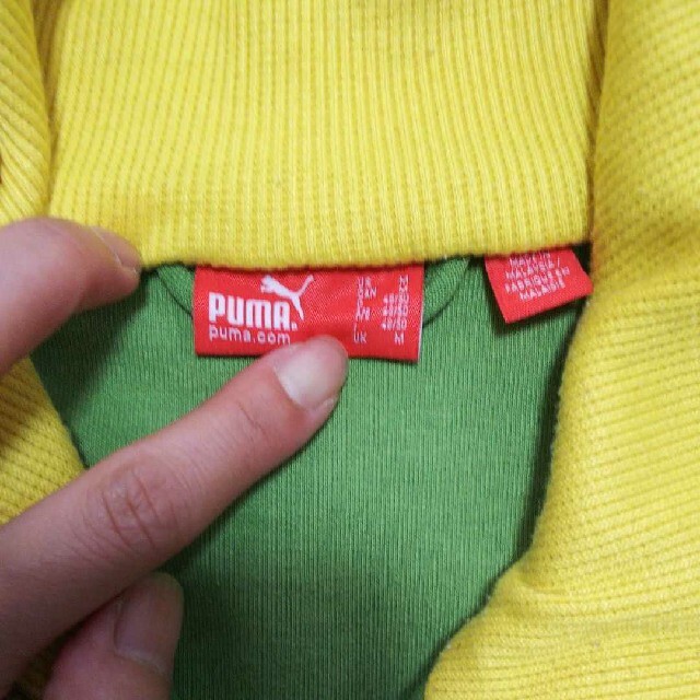 PUMA - プーマ PUMA ジャージ上 黄色 黄緑の通販 by さと's shop