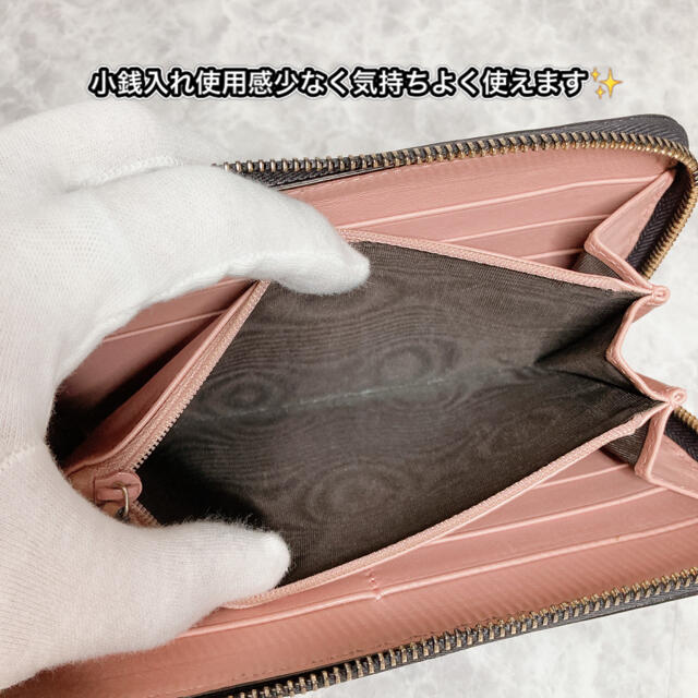 ⭐極SSS美品⭐GUCCI マイクロシマ GG ラウンドファスナー バイカラー