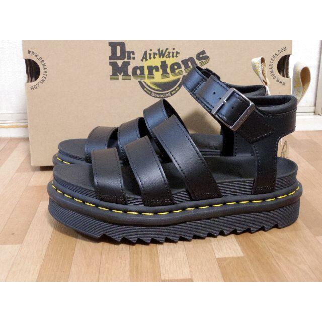 Dr.Martens(ドクターマーチン)のドクターマーチン UK6 ヴィーガン ブレア サンダル 黒 くろ  レディースの靴/シューズ(サンダル)の商品写真