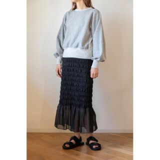 フィーニー(PHEENY)の美品　21ss pheeny フィーニー　ショート　スウェット(トレーナー/スウェット)