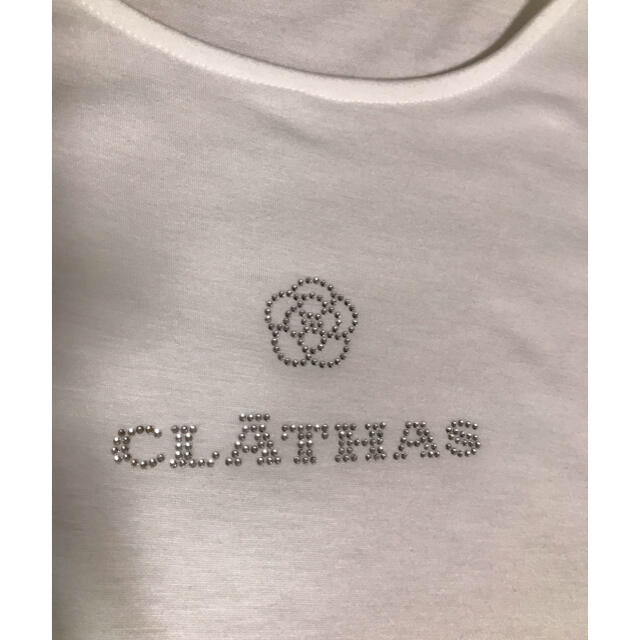 CLATHAS(クレイサス)のクレイサス　半袖　Ｔシャツ　Ｍサイズ　ホワイト メンズのトップス(Tシャツ/カットソー(半袖/袖なし))の商品写真