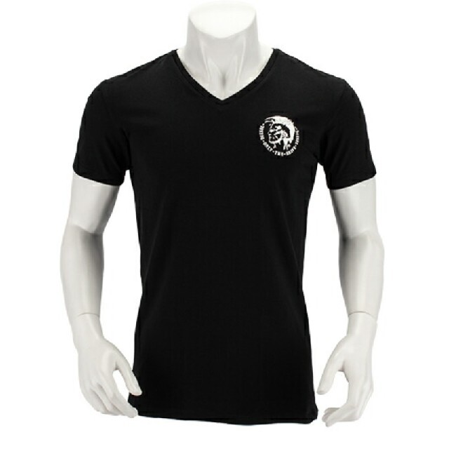 DIESEL(ディーゼル)の新品☆ディーゼルMサイズ黒　ブレイブマンワンポイント　Tシャツ　メンズ メンズのトップス(Tシャツ/カットソー(半袖/袖なし))の商品写真