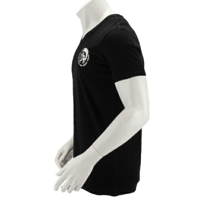 DIESEL(ディーゼル)の新品☆ディーゼルMサイズ黒　ブレイブマンワンポイント　Tシャツ　メンズ メンズのトップス(Tシャツ/カットソー(半袖/袖なし))の商品写真