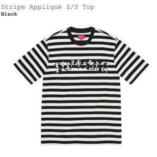 シュプリーム(Supreme)のSupreme Stripe Appliqué S/S Top(Tシャツ/カットソー(半袖/袖なし))