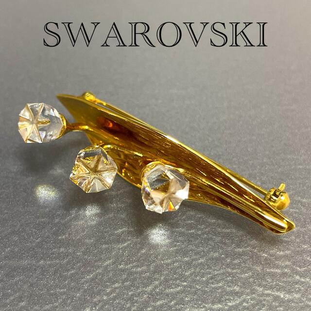 SWAROVSKI(スワロフスキー)のスワロフスキー ブローチ スズラン レディースのアクセサリー(ブローチ/コサージュ)の商品写真