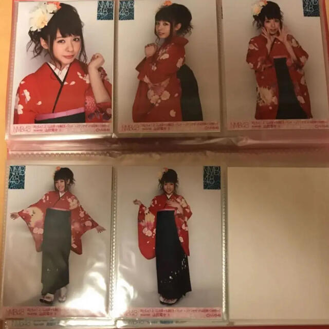 NMB48(エヌエムビーフォーティーエイト)のNMB48 山田菜々 生写真 卒業イベント 5枚set エンタメ/ホビーのタレントグッズ(アイドルグッズ)の商品写真