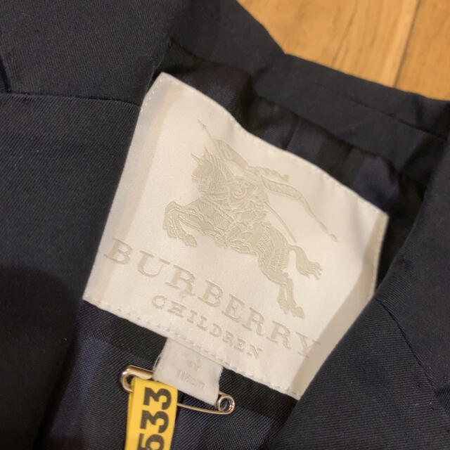 BURBERRY(バーバリー)のバーバリー　チルドレン  キッズ　チェック　ジャケット キッズ/ベビー/マタニティのキッズ服男の子用(90cm~)(ドレス/フォーマル)の商品写真