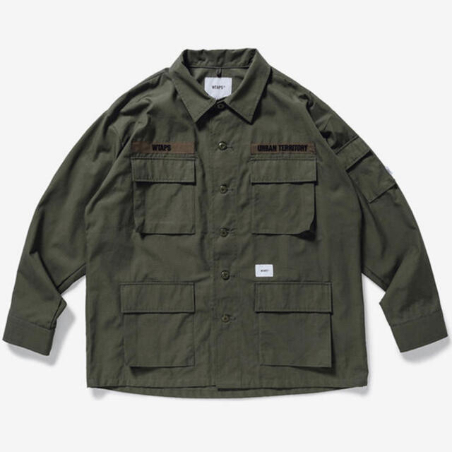 21ss wtaps JUNGLE 02/LS/COTTON.RIPSTOP