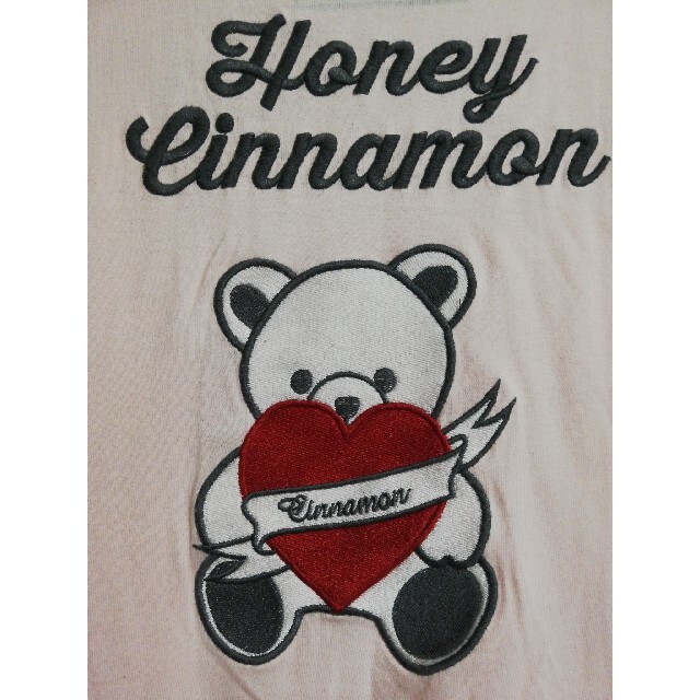 Honey Cinnamon(ハニーシナモン)のあゆみ様専用♡ハニーシナモン　刺繍シナモンT ピンク レディースのトップス(Tシャツ(半袖/袖なし))の商品写真