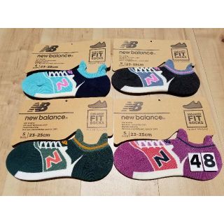 ニューバランス(New Balance)の(48)４足組new balanceニューバランスFITタイプスポーツアウトドア(ソックス)