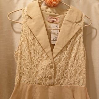 アクシーズファム(axes femme)の新品 axes femme アクシーズファム ポエティック ワンピース レース(ひざ丈ワンピース)