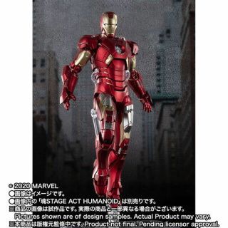 マーベル(MARVEL)の【新品未開封】S.Hフィギュアーツ アイアンマンマーク7(アベンジャーズ版)(アメコミ)