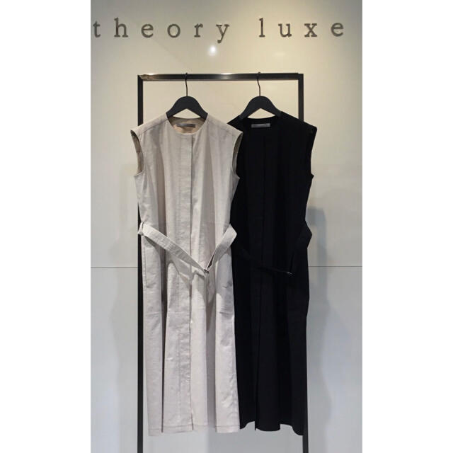 Theory luxe 20ss リネンワンピース(ジレ)レディース