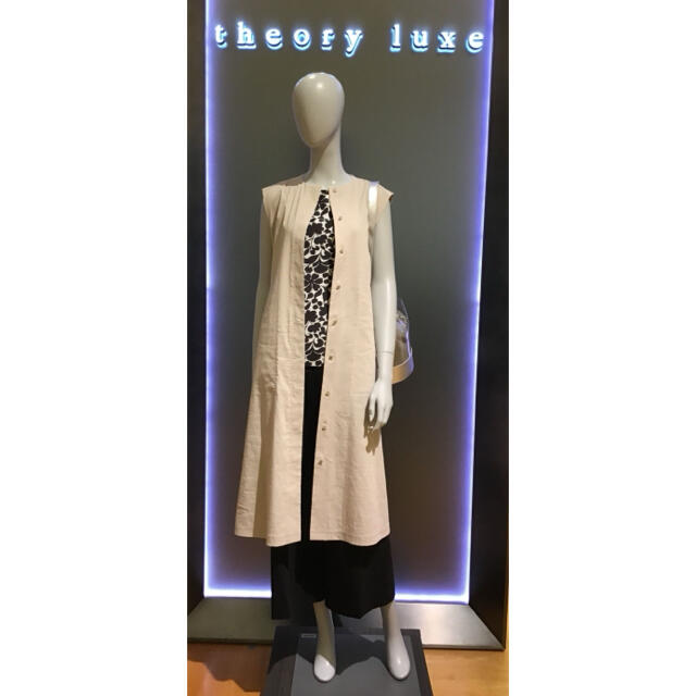 Theory luxe 20ss リネンワンピース(ジレ)