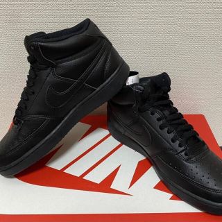 ナイキ(NIKE)のNIKECOURTVISIONMIDSLコートヴィジョンMIDSL 27.0(スニーカー)