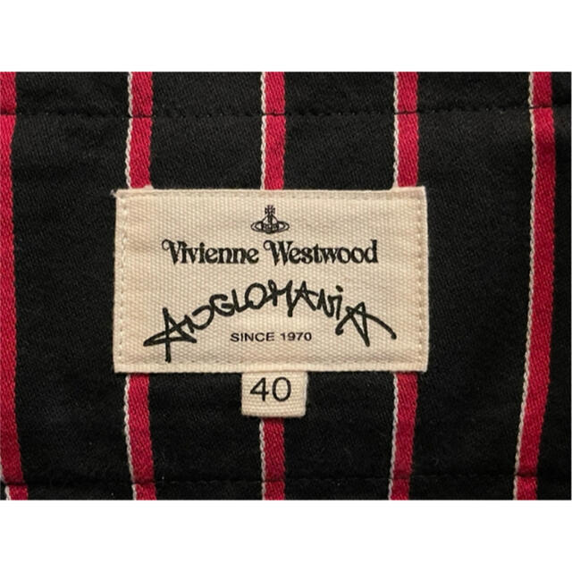 Vivienne Westwood(ヴィヴィアンウエストウッド)のヴィヴィアンウエストウッドアングロマニアスクールストライプタイトスカート レディースのスカート(ひざ丈スカート)の商品写真