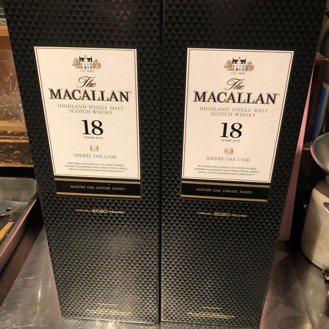 ザ・マッカラン　18年　２本セット　The MACALLAN 　18Years