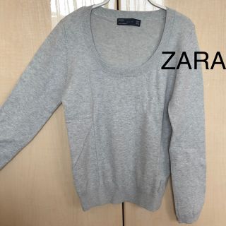 ザラ(ZARA)のZARA コットンニット／スプリングニット(ニット/セーター)