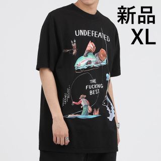 アンディフィーテッド(UNDEFEATED)の新品完売 送料込 UNDEFEATED Tシャツ XL アンディ 黒 ブラック(Tシャツ/カットソー(半袖/袖なし))