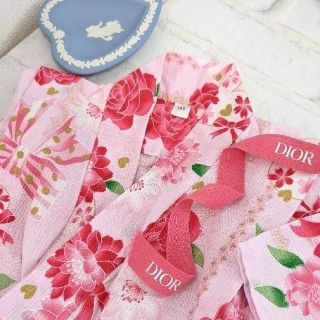 あーみ♡様専用  浴衣·兵児帯ｾｯﾄ　120ｻｲｽﾞ ﾊﾞﾗ&ﾘﾎﾞﾝ　未使用品(甚平/浴衣)