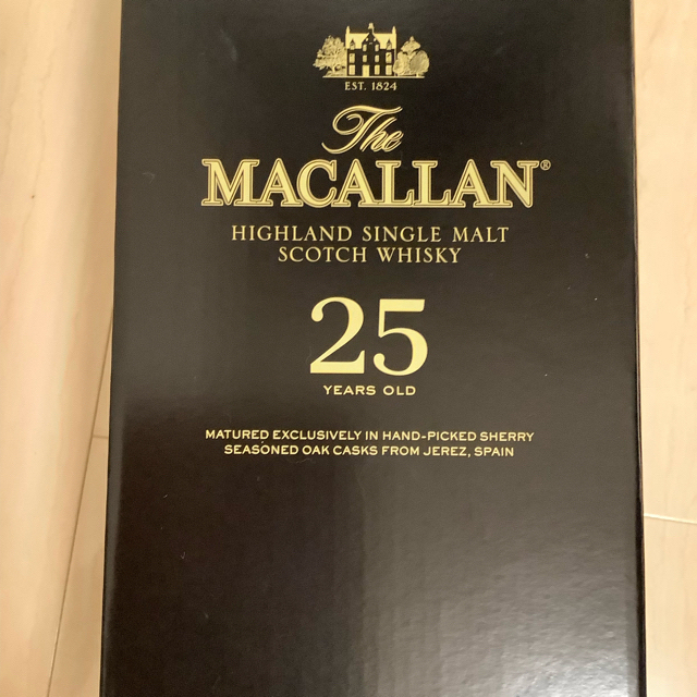 マッカラン25年 The MACALLAN SINGLE MALT 25 食品/飲料/酒の酒(ウイスキー)の商品写真