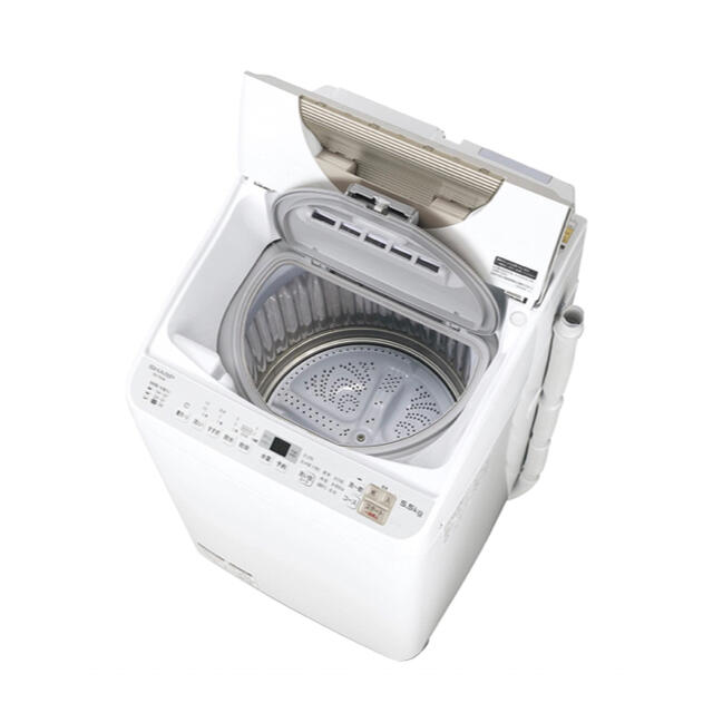 美品✨【2018年製】シャープ タテ型洗濯乾燥機 5.5kg ES-TX5B 1