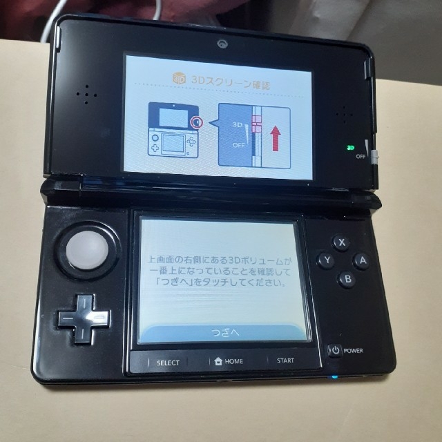 ニンテンドー3DS(ニンテンドー3DS)の3DSブラック エンタメ/ホビーのゲームソフト/ゲーム機本体(携帯用ゲーム機本体)の商品写真