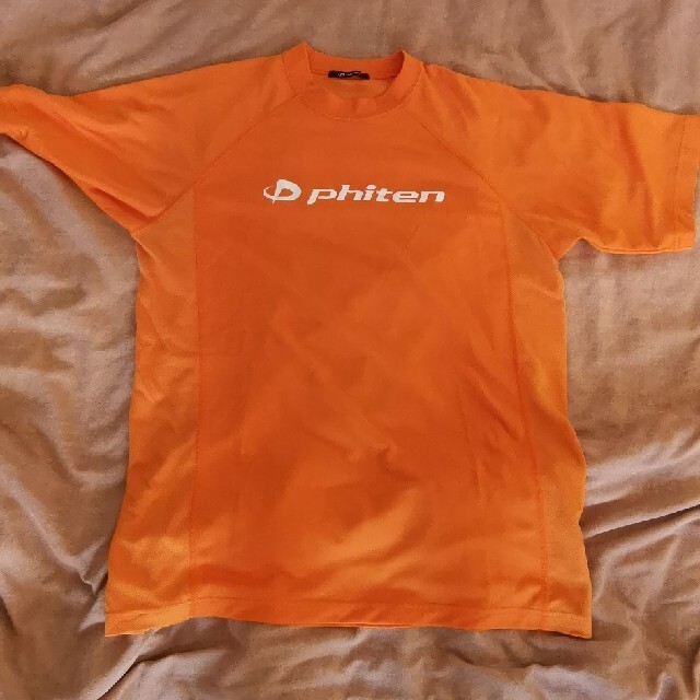 ポリエステルTシャツ オレンジ メンズのトップス(Tシャツ/カットソー(半袖/袖なし))の商品写真