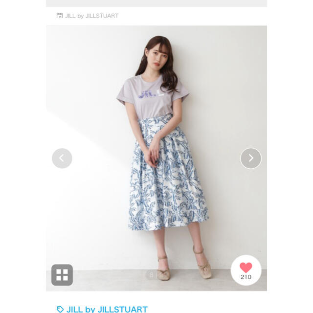 JILL by JILLSTUART(ジルバイジルスチュアート)のジルバイ　ロゴフォトシルケットTシャツ　 メンズのトップス(Tシャツ/カットソー(半袖/袖なし))の商品写真