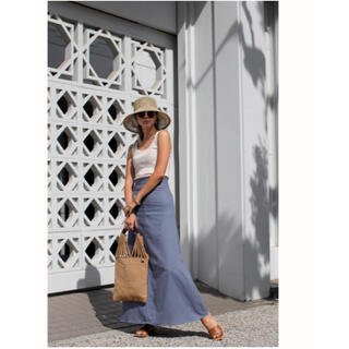 ルームサンマルロクコンテンポラリー(room306 CONTEMPORARY)のroom306 contemporary Linen Blend Skirt(ロングスカート)