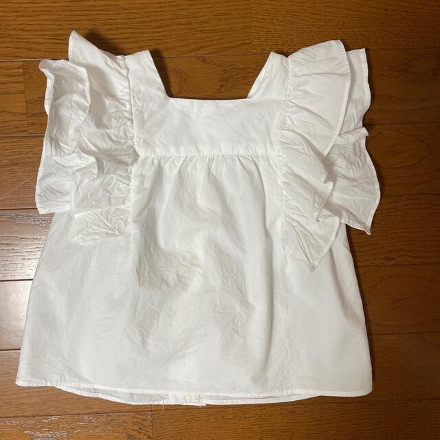 ZARA KIDS(ザラキッズ)のなな様　Zarababy zara kids フリルブラウス　トップス 92  キッズ/ベビー/マタニティのキッズ服女の子用(90cm~)(ブラウス)の商品写真