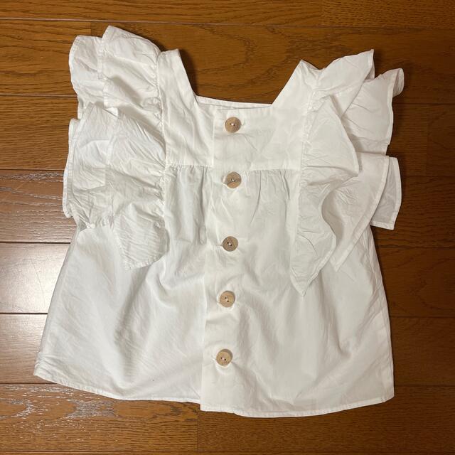 ZARA KIDS(ザラキッズ)のなな様　Zarababy zara kids フリルブラウス　トップス 92  キッズ/ベビー/マタニティのキッズ服女の子用(90cm~)(ブラウス)の商品写真