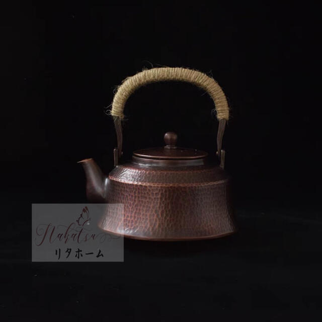 銅やかん 銅壺 煮茶壷 提梁壷 急須 茶壺ティーポット 未塗装銅器 銅やかん 銅壺 煮茶壷 提梁壷 急須 茶壺ティーポット 未塗装銅器