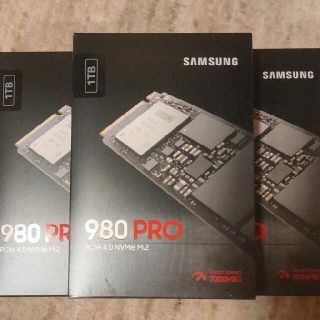 サムスン(SAMSUNG)のSAMSUNG SSD 980　PRO 1TB　MZ-V8P1T0B　サムスン(PCパーツ)