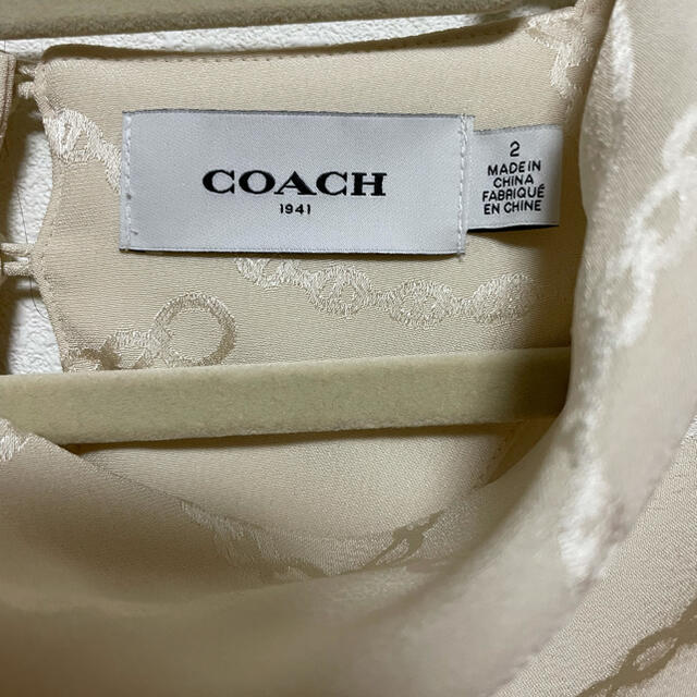 シャツ/ブラウス(長袖/七分)新品　本物　COACH コーチ　ブラウス　シャツ　半額以下