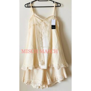 ミッシュマッシュ(MISCH MASCH)の新品★ミッシュマッシュ★３点セット★レーストップス★ショートパンツ★ルームウェア(ルームウェア)