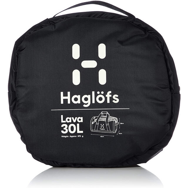 Haglofs(ホグロフス)のホグロフス HAGLOFS ダッフルバッグ ラバ30 Lava30 ブラック新品 メンズのバッグ(バッグパック/リュック)の商品写真