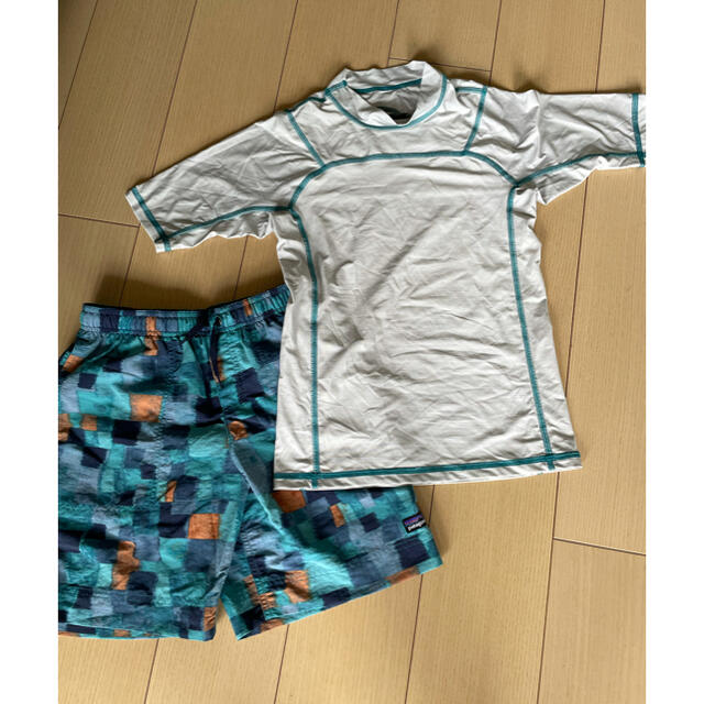 patagonia(パタゴニア)の美品パタゴニア★patagonia★ボーイズL★セット キッズ/ベビー/マタニティのキッズ服男の子用(90cm~)(水着)の商品写真