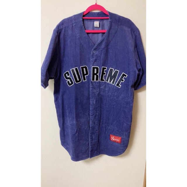 Supreme(シュプリーム)の18ss Supreme corduroy baseball jersey L メンズのトップス(シャツ)の商品写真