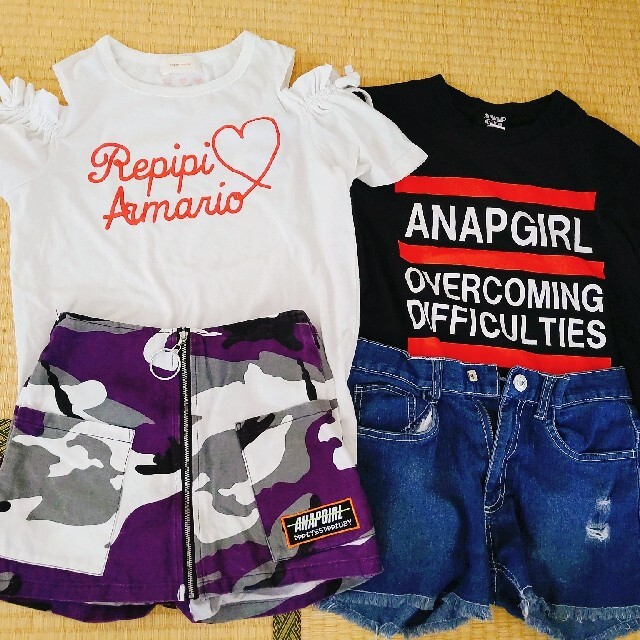 ANAP(アナップ)の10点セット!!ANAP,アルジー、ジェニー キッズ/ベビー/マタニティのキッズ服女の子用(90cm~)(その他)の商品写真