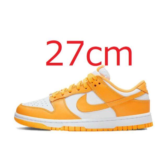 NIKE WMNS DUNK LOW LASER ORANGE 27cm27cm商品状態