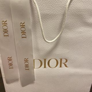 クリスチャンディオール(Christian Dior)のDIOR ショップ袋　リボン3本付き(ショップ袋)