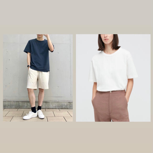 UNIQLO(ユニクロ)のUNIQLO ユニクロ　クルーネックt 半袖　黒　メンズ　Tシャツ メンズのトップス(Tシャツ/カットソー(半袖/袖なし))の商品写真