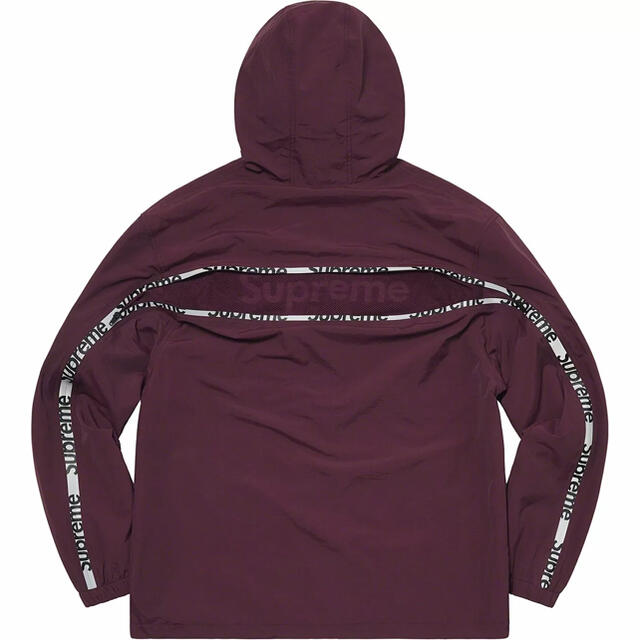 紫 M supreme Reflective Zip Hooded Jacket - ナイロンジャケット