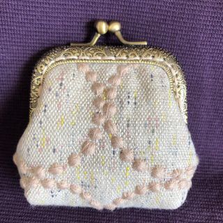 ミナペルホネン(mina perhonen)のミナペルホネン　タンバリン　がま口小銭入れ　ハンドメイド(財布)