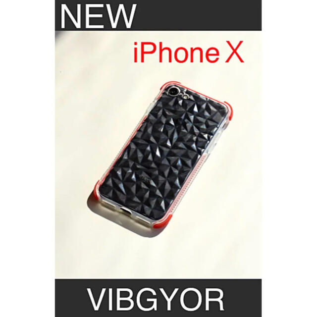 VIBGYOR(ビブジョー)の654 新品　VIBGYOR カラークリア　iPhoneケース　iPhoneX スマホ/家電/カメラのスマホアクセサリー(iPhoneケース)の商品写真